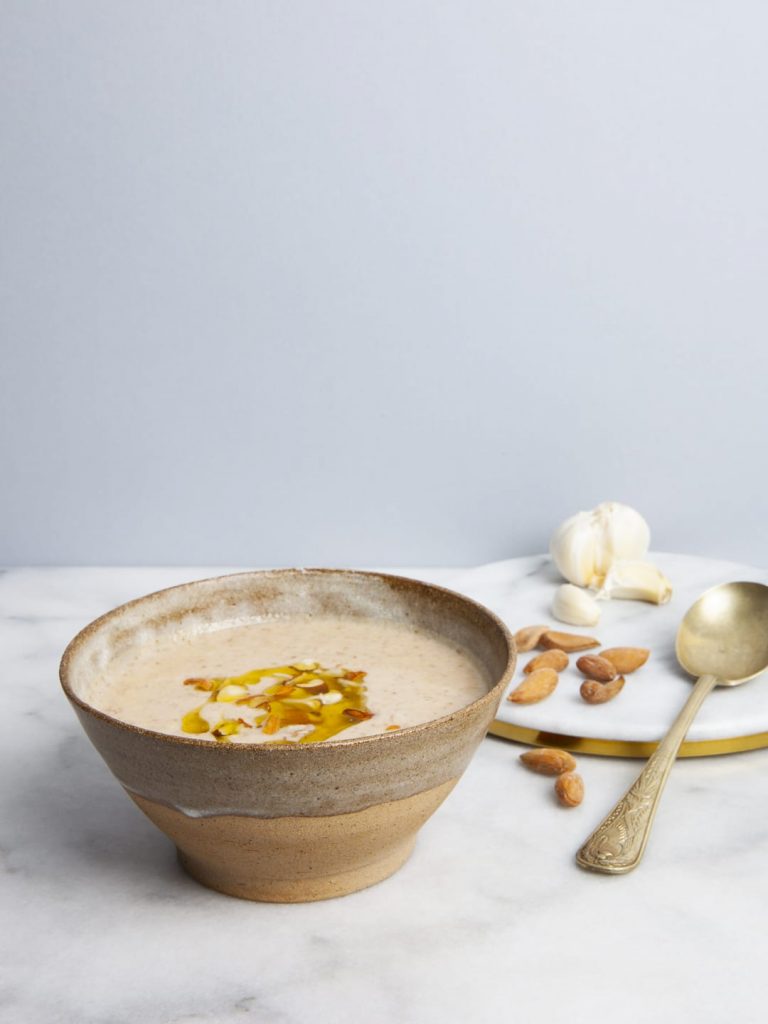 chilled almond soup-middle